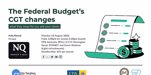 10 Aug 26 | Hybrid | The Federal Budget's CGT changes - what they mean