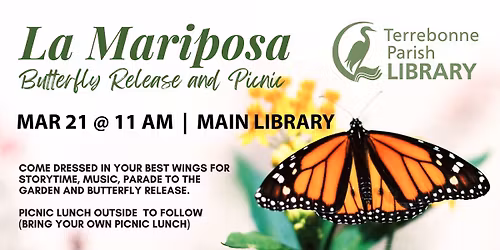 La Mariposa Butterfly Release and Picnic