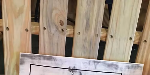 Wood Painting Party at The Sandbox!