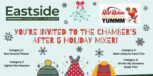 After 5 Holiday Mixer \/ Ugly Sweater Contest