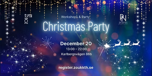 Zouk Christmas party and workshops!