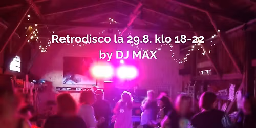 Venetsialaisten RETROdisco! Vapaa p\u00e4\u00e4sy.