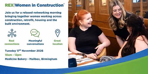 REX Women in Construction | Coffee. Connections. Conversation.