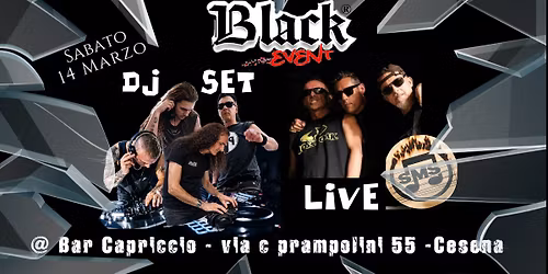 BLACK EVENT @ Bar Capriccio \u2013 DJ Set + LIVE SMS