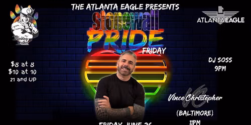 \ud83c\udf08 SOUTHERN PRIDE FRIDAY \ud83c\udf08 Vince Christopher