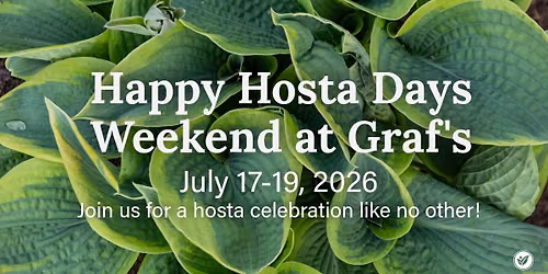 Happy Hosta Days Weekend at Graf's Garden Shop