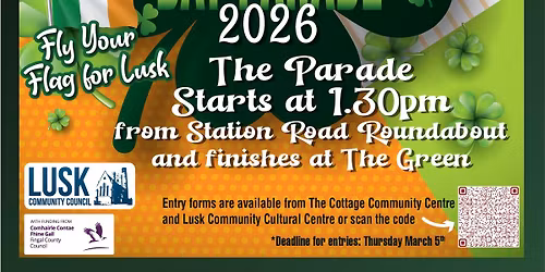 St Patrick's Day Lusk Parade 2026