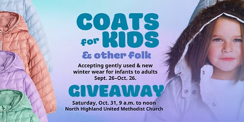 Coats for Kids & Other Folk - Coat Giveaway