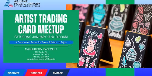 Artist Trading Card Meetup (Main Library)