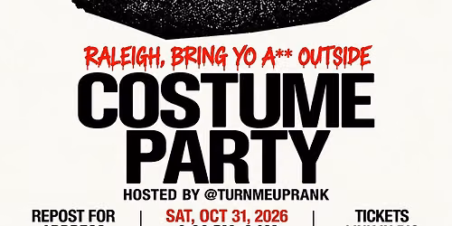 RALEIGH HALLOWEEN COSTUME PARTY