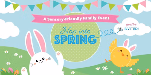 AST's San Gabriel, CA Learning Center Sensory-Friendly Hop into Spring Egg Hunt ft. Sensitive Bunny