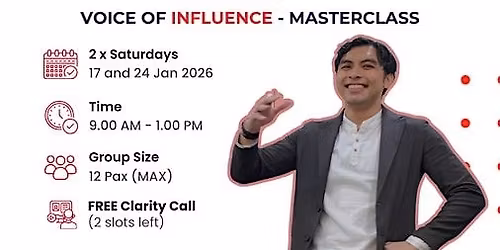 Voice of Influence - Make Public Speaking Your 2026 Superpower