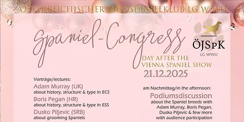 Vienna Spanielcongress 2025