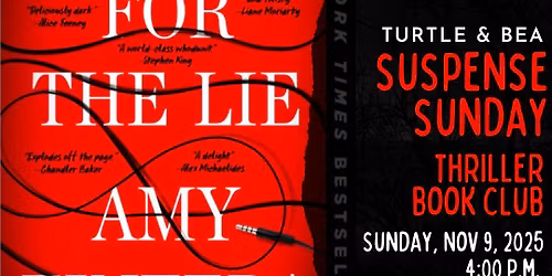 Suspense Book Club: Listen for the Lie