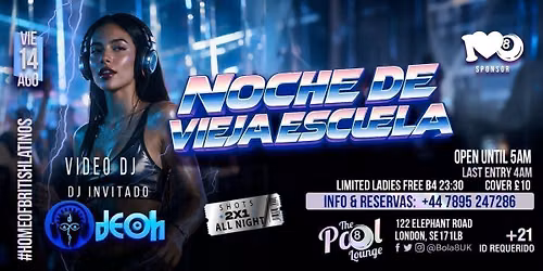 Old School Reggaeton &amp; Latin Throwback Party London | 14 August