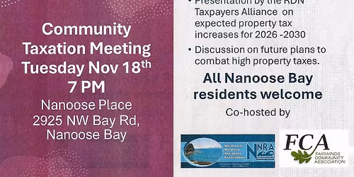 Community Taxation Meeting 