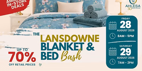 The Lansdowne Bed and Blanket Bash