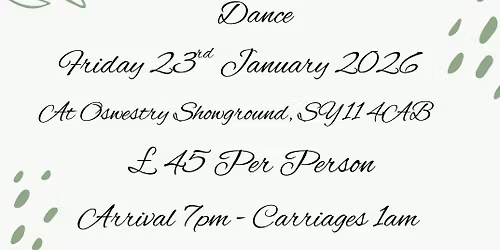 Whittington and Oswestry YFC Annual Dinner Dance