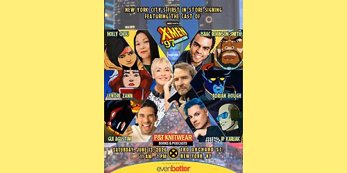 X-Men \u201897 Cast In-Store Signing at P&T Knitwear