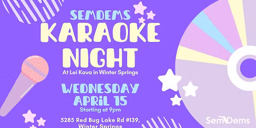 SemDems Karaoke Night
