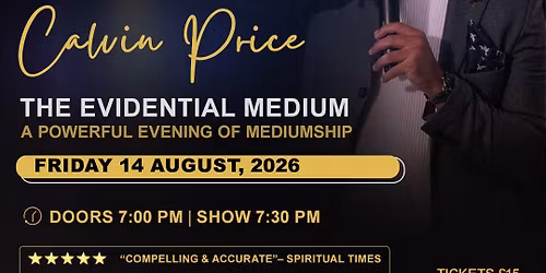 An Evening Of Mediumship with Calvin Price