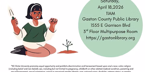 Growing Herbs with Gaston County Cooperative Extension Master Gardener Volunteer Group