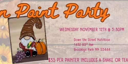 Sip n Paint Party