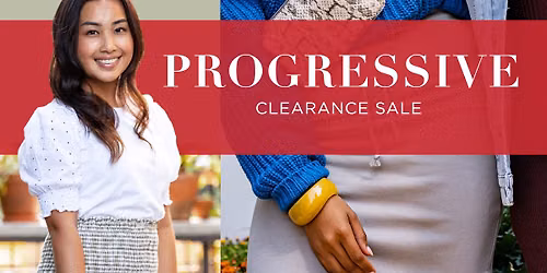 Progressive Clearance Sale