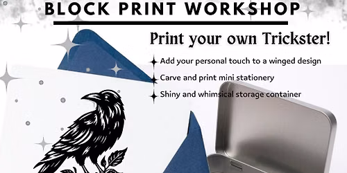 Raven Mini Stationery & Tin Workshop