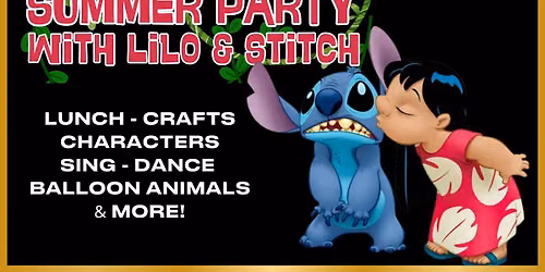 ROCK \u2018N RAVIOLI: Summer Party with Lilo & Stitch!