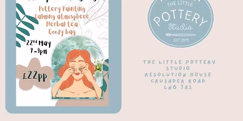 Meditation Spa Pottery Painting Night