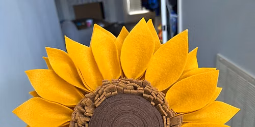 Make a Giant Felt Sunflower class