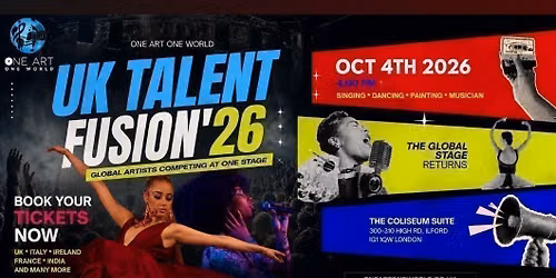 UK Talent Fusion 2026 Grand Finale -Watch the UK's Best Talent Compete Live