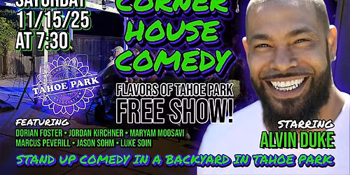 Corner House Comedy 11\/15\/25