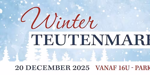 winterteutenmarkt 2025 in het park van Lille