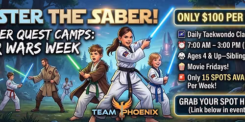 Summer Camp Quests Week 3 - Star Wars Week