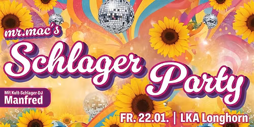 mr. mac's SCHLAGER-Party im LKA Longhorn (Stuttgart-Wangen)