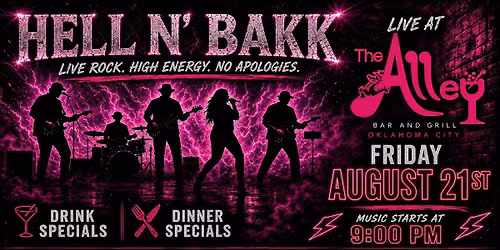 HELL N' BAKK LIVE at The Alley Club
