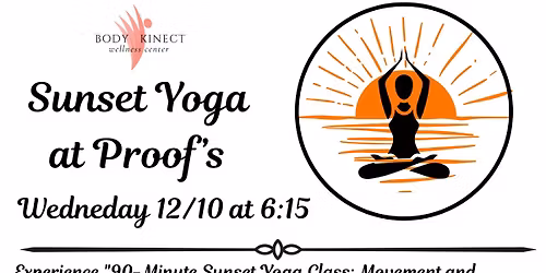 Sunset Yoga at Proof