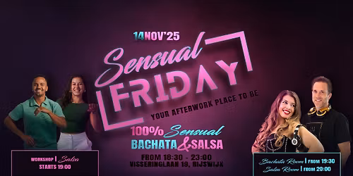 Sensual Friday | Salsa & Bachata Edition | 14 Nov. 2025