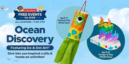Free Kids Event: Ocean Discovery Featuring Do-A-Dot Art!\u00ae (Carson)
