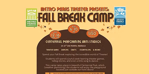 2026 Fall Break Theater Camp!
