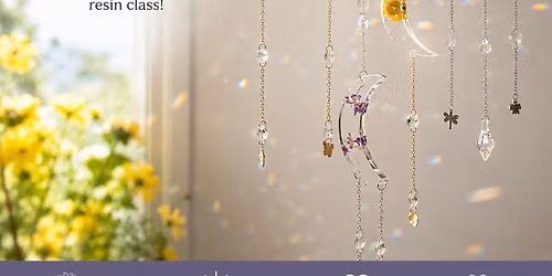 Large decorative Suncatcher class at Whimsy & Wine-Fraser