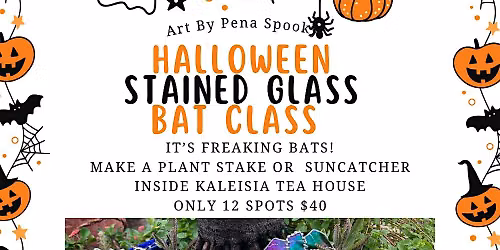 Beginner Friendly Stained Glass Bat Class