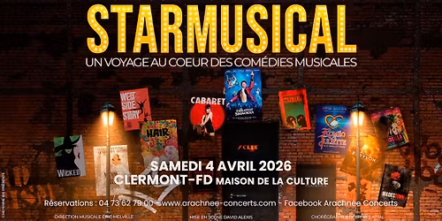 Starmusical \u00e0 la Maison de la Culture \u00e0 Clermont-Ferrand