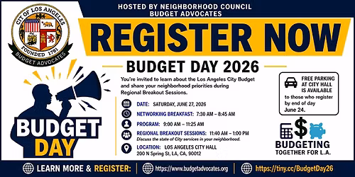 Neighborhood Council Budget Day 2026