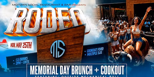 Memorial Day Rodeo Brunch & Cookout Day Party | Midtown Social ATL