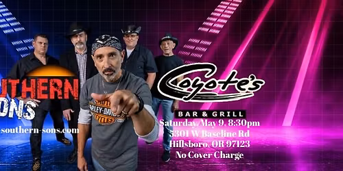 The Southern Sons at Coyote's Bar and Grill, Hillsboro