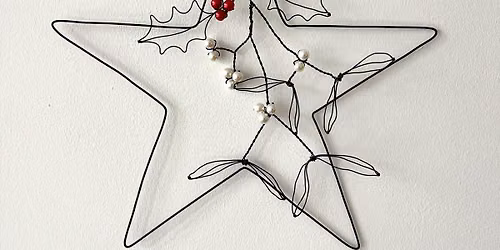 Mistletoe and Holly Wire Workshop at Coventry Charterhouse