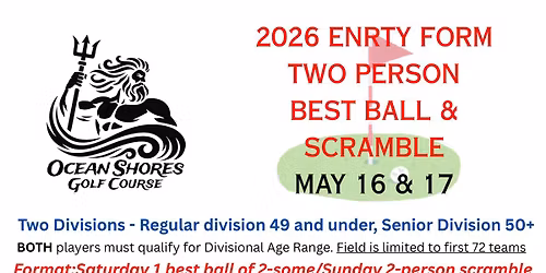 2026 O.S.G.C. 2-Person Tournament 